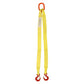 2"x20' (1 ply) Double Leg Nylon Sling w/ Master Link & Sling Hook