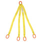 2"x12' (2 ply) Quad Leg Nylon Sling w/ Master Link Both Ends