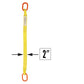 2"x14' (2 ply) Single Leg Nylon Sling w/ Master Link Both Ends