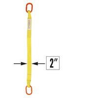 2"x3' (1 ply) Single Leg Nylon Sling w/ Master Link Both Ends