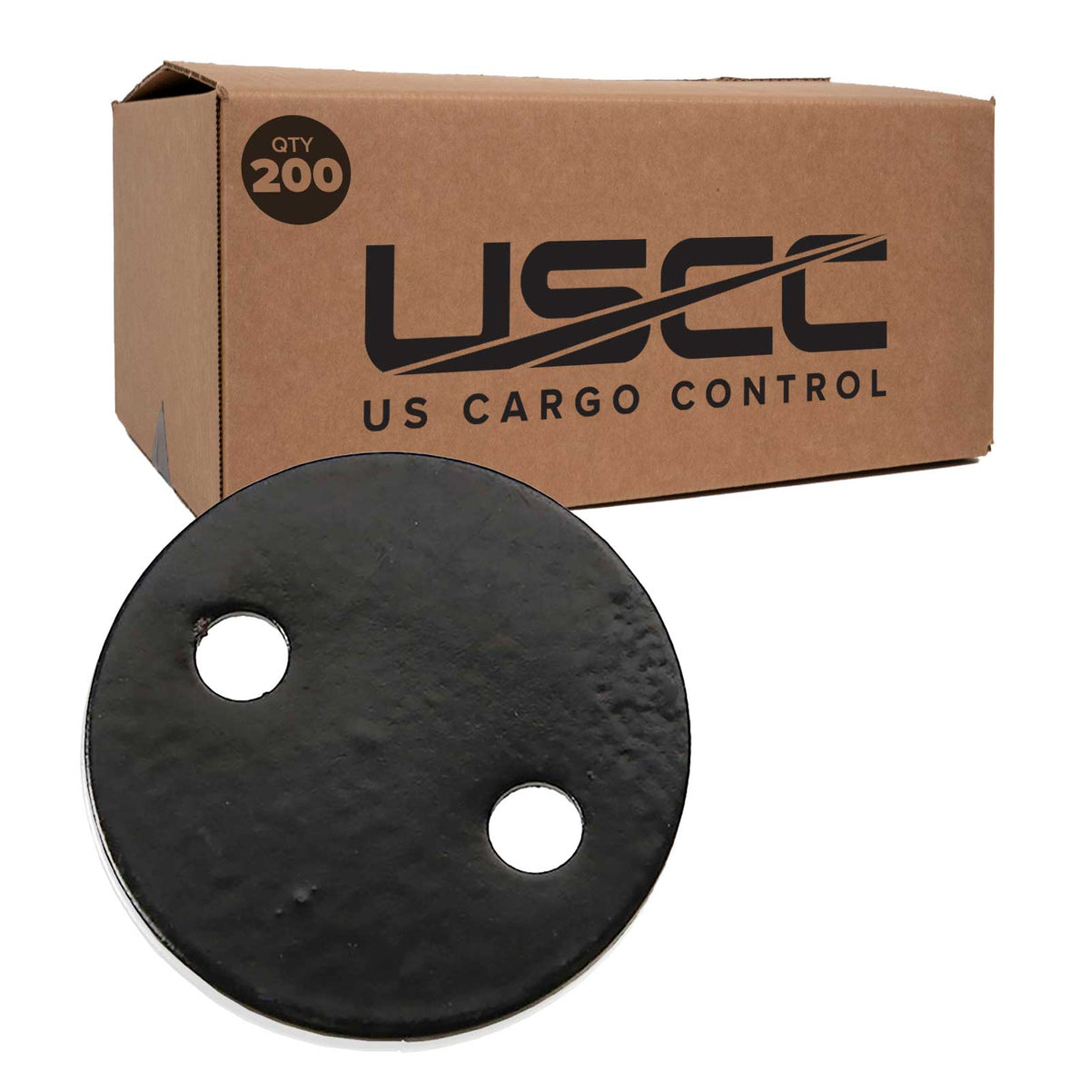 2" Bolt Plate for Single L-Track Anchor Point | 200-Pack