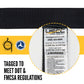 2" x 12' Car Tie Down Ratchet Strap with Twisted Snap Hooks | Black | 4-Pack