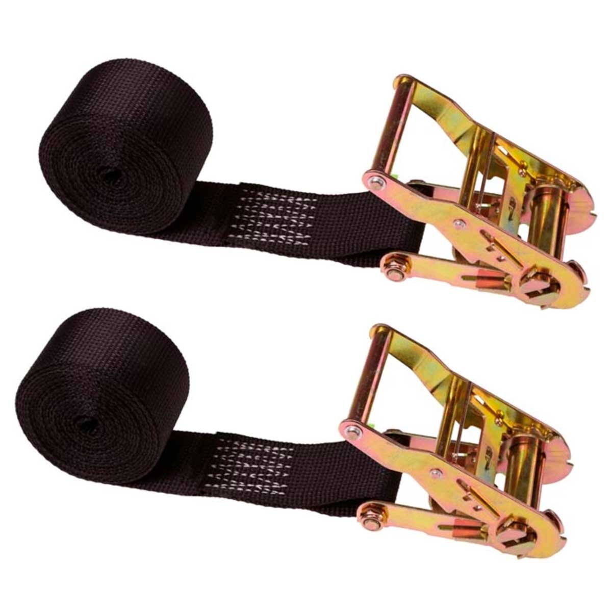 2" x 10' Endless Ratchet Strap | Black | 2-Pack