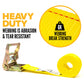 2" x 20' Endless Ratchet Strap | Yellow | 25-Pack