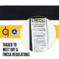 2" x 15' Endless Stainless Steel Ratchet Strap | Black | 2-Pack