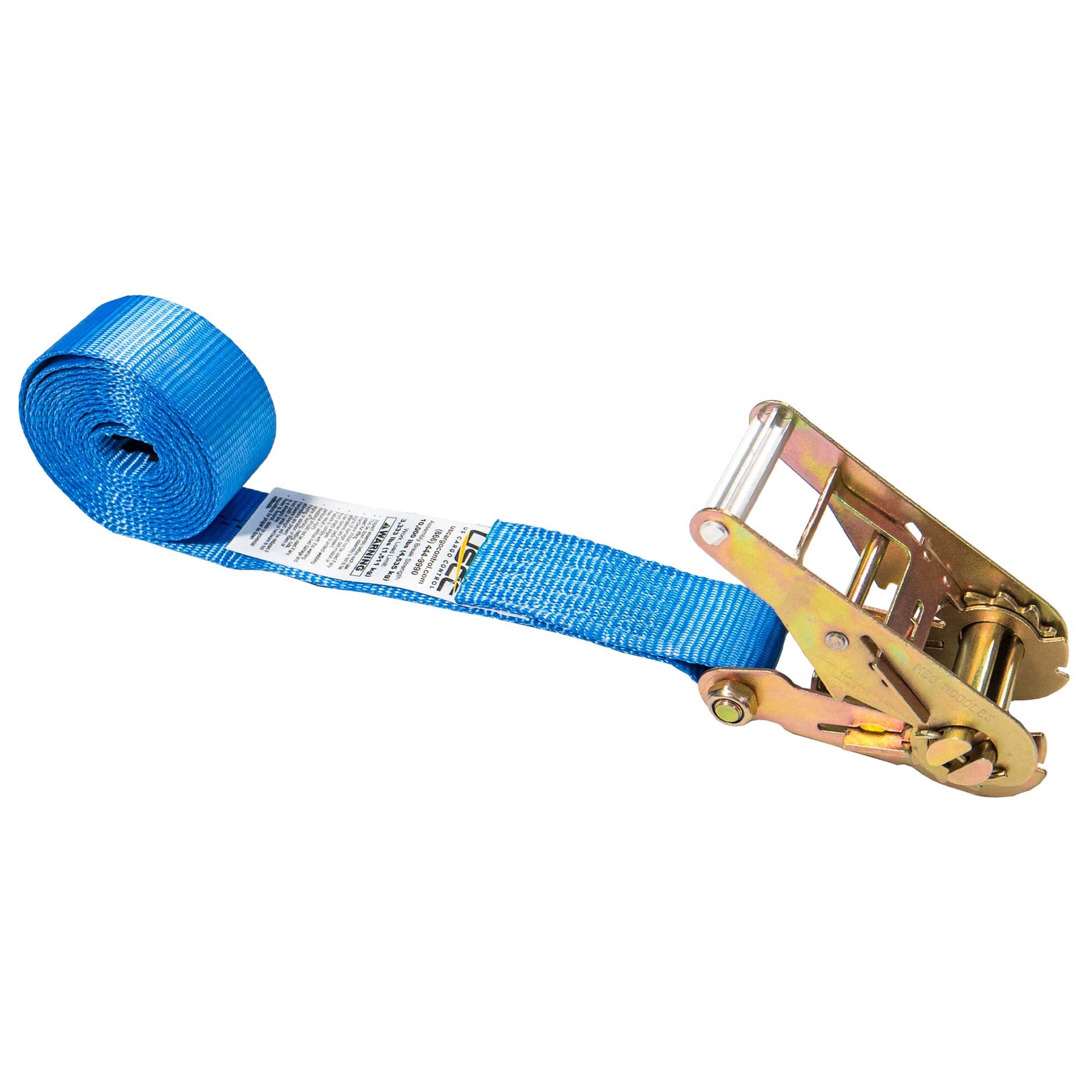10' endless ratchet strap -  2" blue heavy duty endless ratchet strap