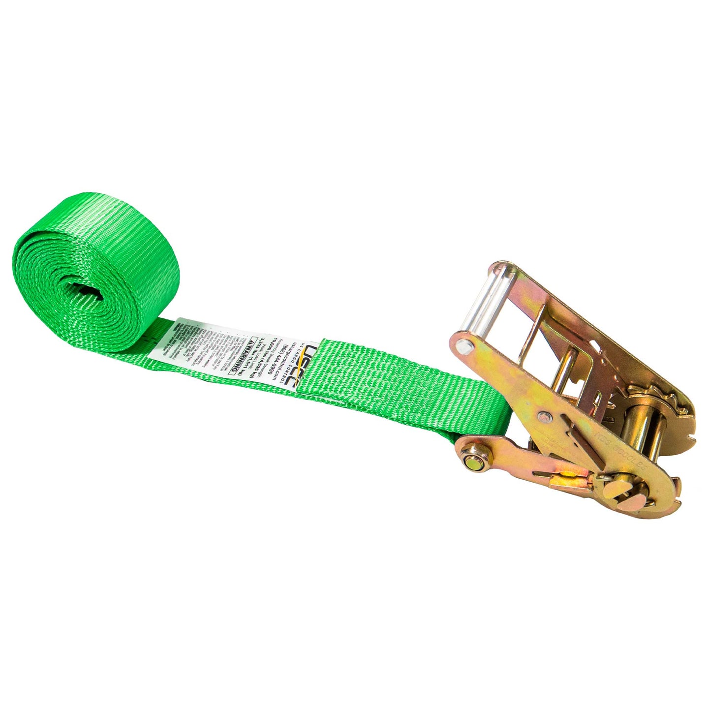 2" x 10' Heavy-Duty Endless Ratchet Strap | Green