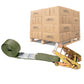 2" x 20' Heavy-Duty Endless Ratchet Strap | Olive Drab | 400-Pack (Pallet)