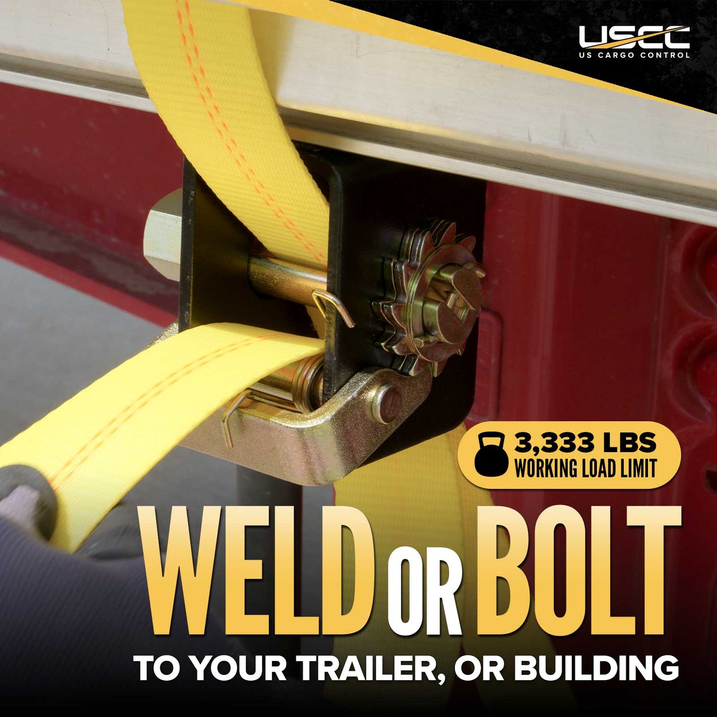 2" Left-Handed Lashing Truck Tie Down Winch