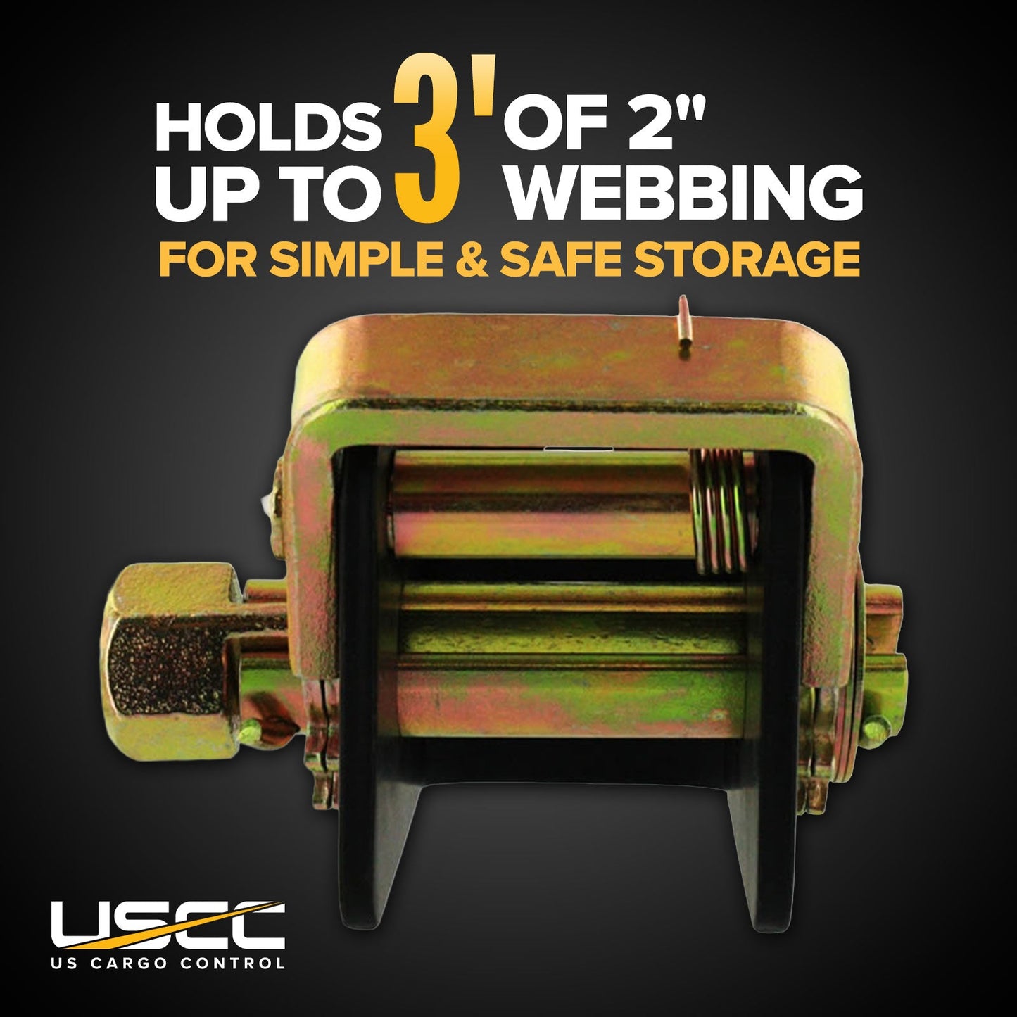 2" Left-Handed Lashing Truck Tie Down Winch