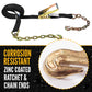 2" x 30' Ratchet Strap with Chain Extension | Black