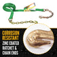 2" x 27' Ratchet Strap with Chain Extension | Green