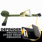 2" x 18' Ratchet Strap with Flat Hooks | Olive Drab