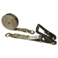 2" x 8' Camo Car Tie Down Ratchet Strap with Flat Snap Hooks