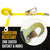 8' ratchet strap -  zinc coated hardware resists corrosion
