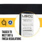 2" x 8' Ratchet Strap with Vinyl Coated S-Hooks | Black | 20-Pack