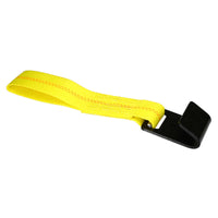 2" x 11" Replacement Ratchet Strap Fixed End - Flat Hook / Bolt Loop | No Ratchet