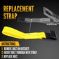 2" x 11" Replacement Ratchet Strap Fixed End - Flat Hook / Bolt Loop | No Ratchet