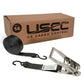 2" x 10' Stainless Steel Ratchet Strap with Vinyl Coated S-Hooks | Black | 14-Pack