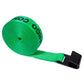 2" x 20' Winch Strap with Flat Hook | Green