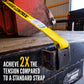 2" x 30' Gear-Driving Reverse-Action Ratchet Strap with Flat Hooks | Yellow | 256-Pack (Pallet)