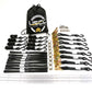 6' Double Motorcycle L-Track Tie Down System Kit | Aluminum L-Track
