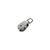 Single Swivel Eye Block w/ Brass Bushing - 304 Stainless Steel 3/8