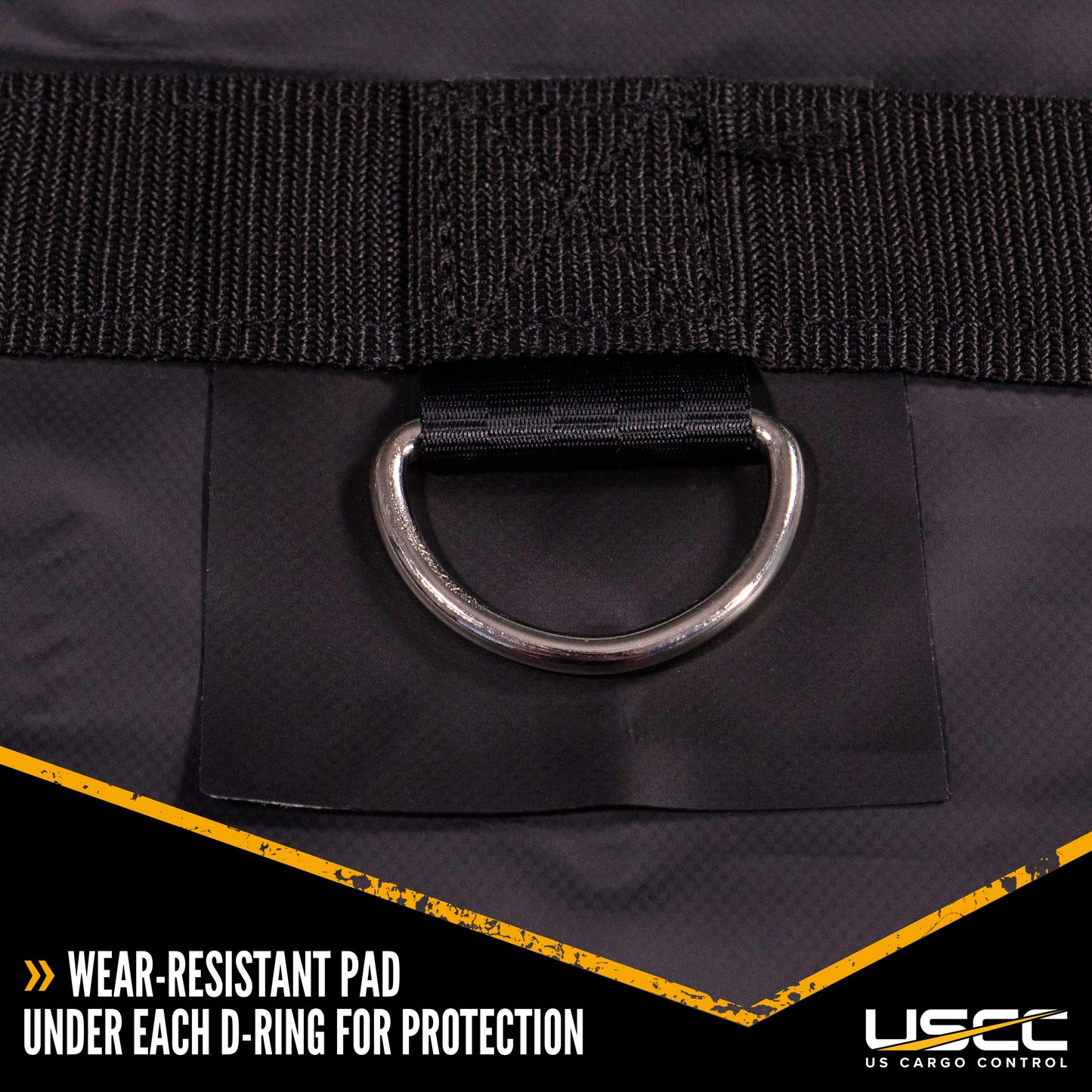 Lumber Tarp - 20' x 28' (6' Drop & Flap) - 14 oz./18 oz. Combo Black Tarp