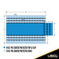 Lumber Tarp 20 foot x 28 foot (6 foot Drop & Flap) 14 oz18 oz Combo Blue Tarp image 4 of 9
