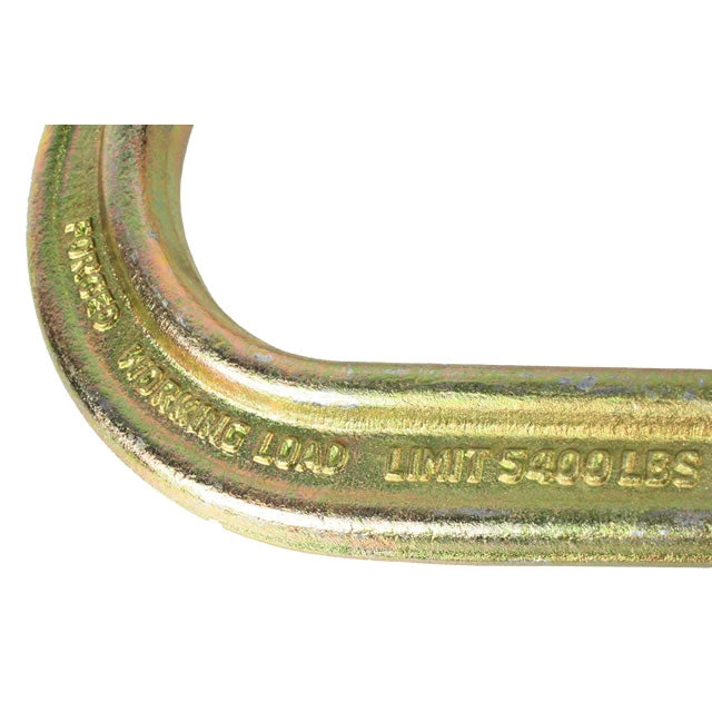 Forged Tow Hook 14" Steel w/ O-Ring | 16,200 lbs. BS