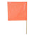 Orange Vinyl Coated Mesh Safety Flag w/32