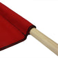 Red Poly/Cotton Warning Flag w/32" Dowel: 18" x 18"- DOT Compliant