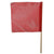 Red Jersey Mesh Safety Flag w/ 32