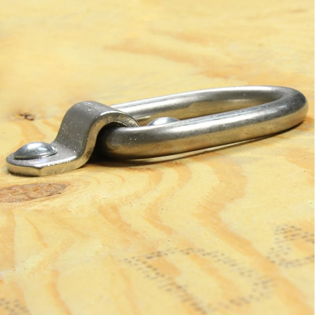 2-5/16" Bolt-On D-Ring with Mounting Bracket - Galvanized - 12,000 lbs. BS | 10-Pack