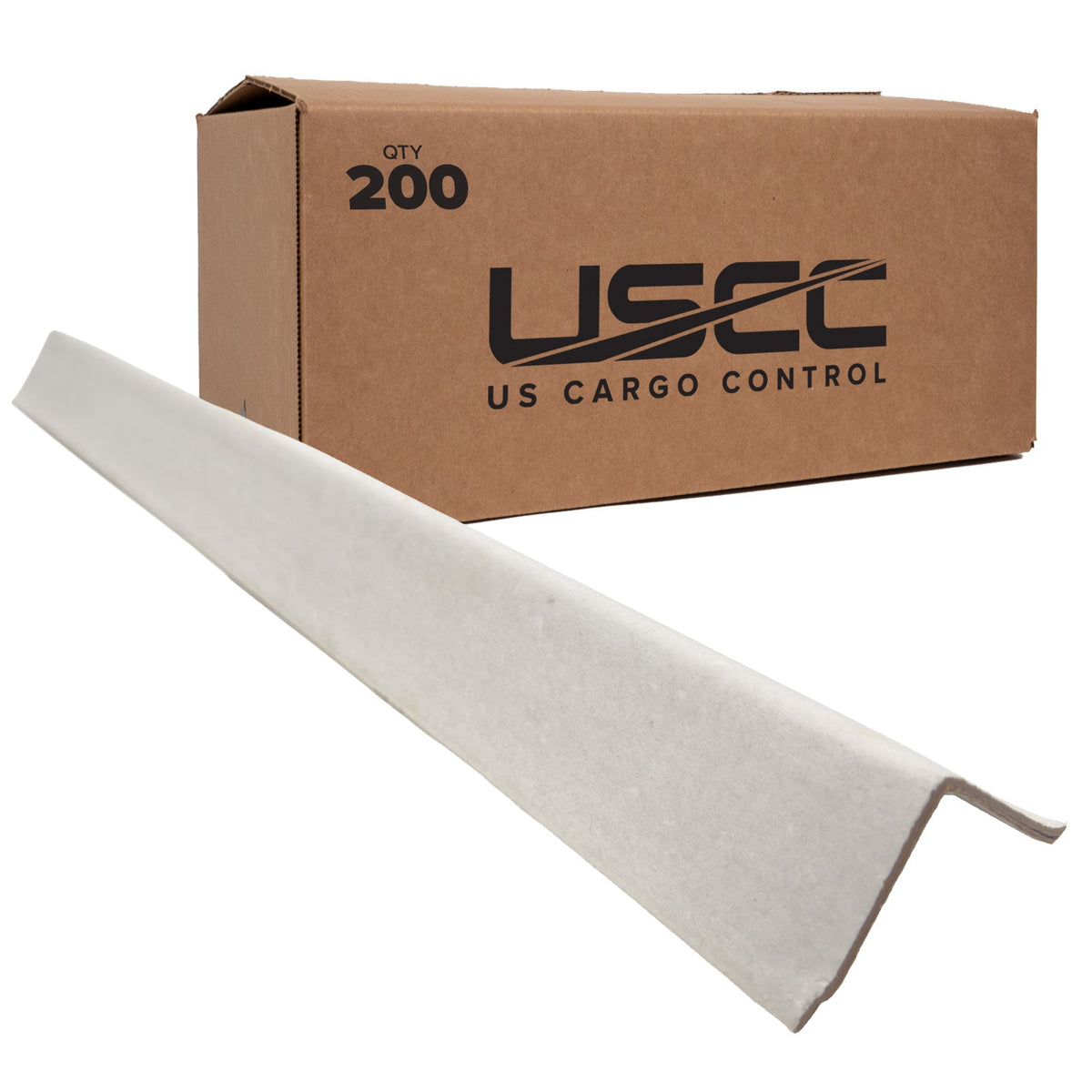 Light-Duty Cardboard Edge Protectors | .120" Thick, 2" x 2" x 24", 200-Pack