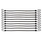 5/16" x 36" Black Bungee Cords (bundle of 10) - 8mm