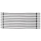 5/16" x 48" Black Bungee Cords (bundle of 10) - 8mm