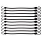 3/8" x 24" Black Bungee Cords (bundle of 10) - 9mm