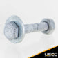 #14 E-Track Fastener Pack 1-1/2" Hex Bolt, Nut & Washer (10 pk)
