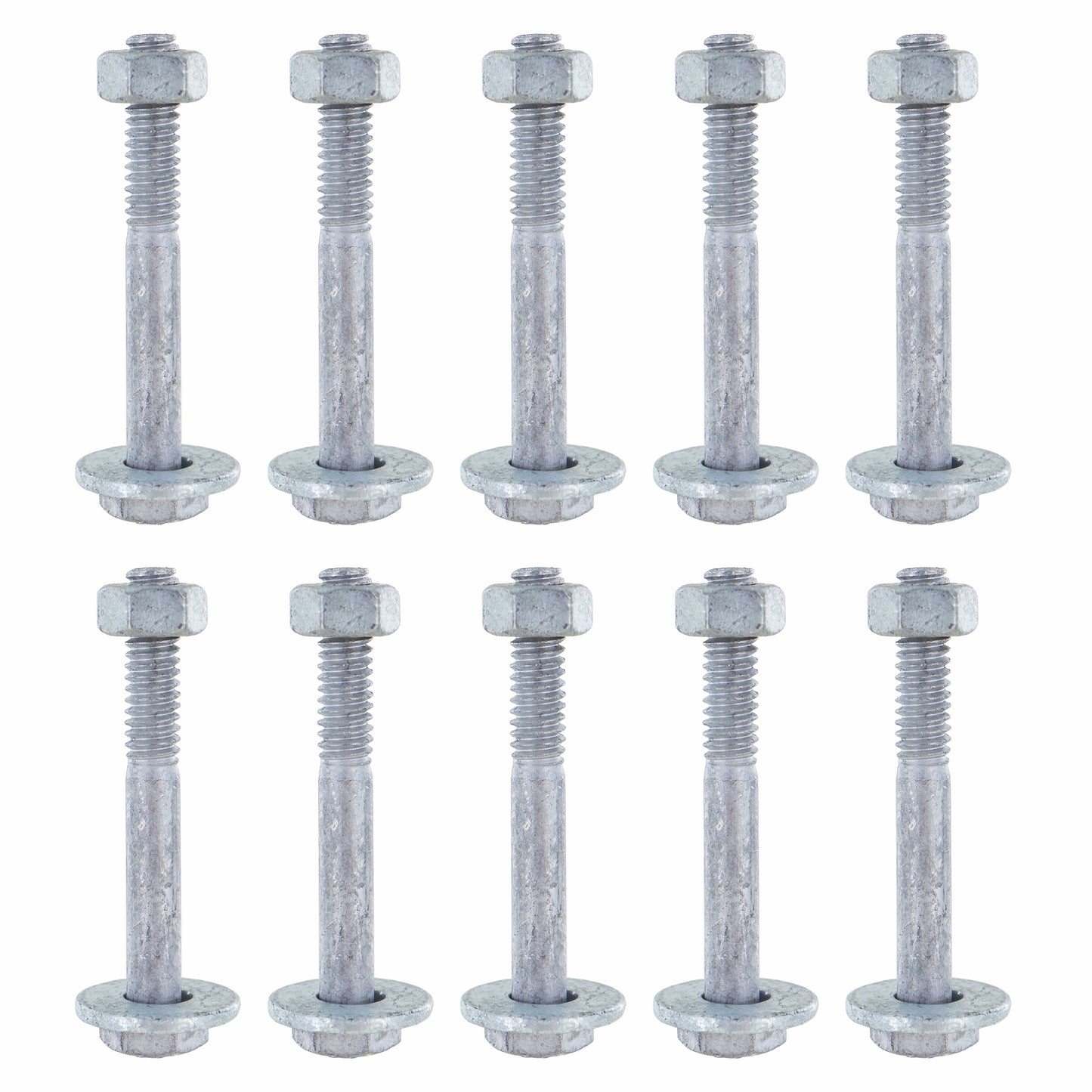 #14 E-Track Fastener Pack 2" Hex Bolt, Nut & Washer (10 pk)