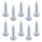 #12 X 3/4" E-Track Wood Screw w/ Round Phillips Head (10 pk)