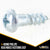 #12 X 34 inch ETrack Wood Screw w Round Phillips Head (10 pk) image 3 of 5