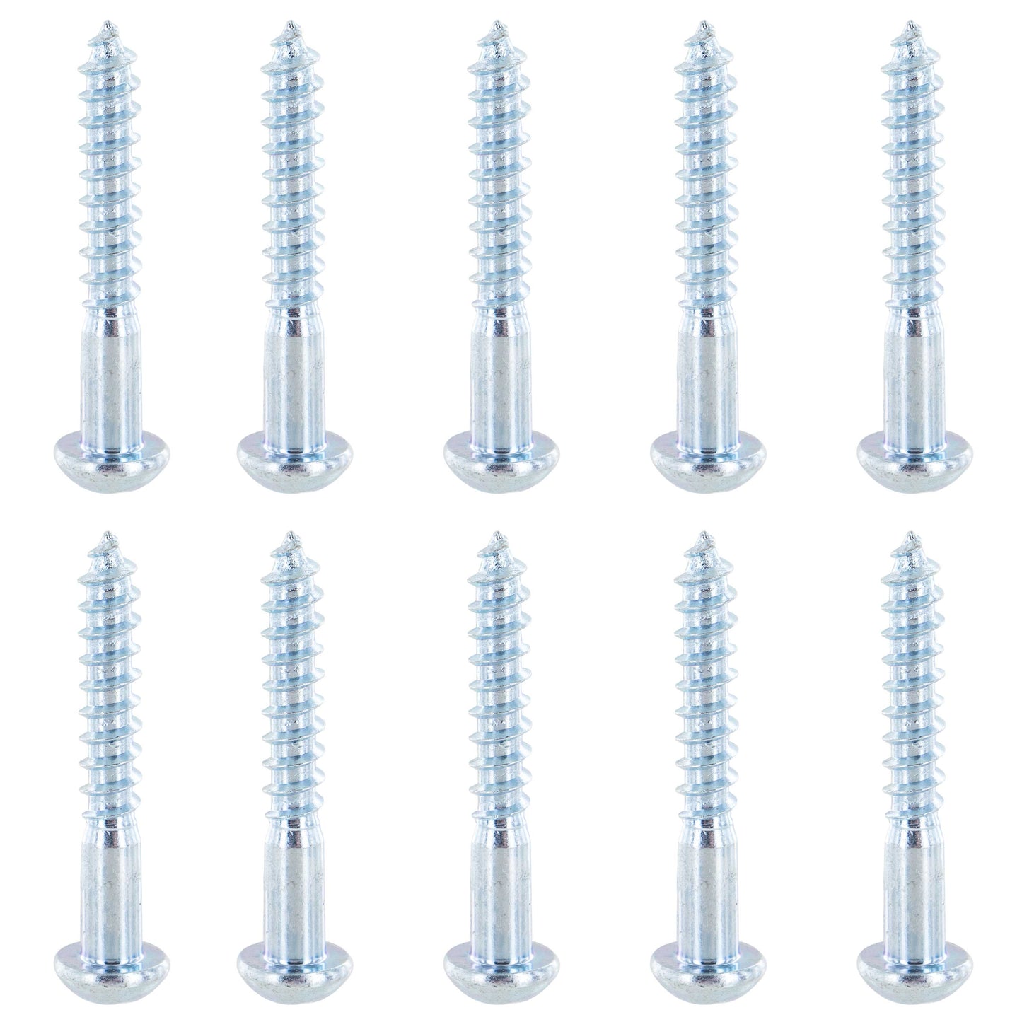 #12 X 1-1/2" E-Track Wood Screw w/ Round Phillips Head (10 pk)