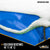 Lumber Tarp - 24' x 28' (8' Drop & Flap) - 14 oz./18 oz. Combo Blue Tarp