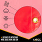 Lumber Tarp - 24' x 28' (8' Drop & Flap) - 14 oz./18 oz. Combo Red Tarp