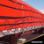 Lumber Tarp - 24' x 28' (8' Drop & Flap) - 14 oz./18 oz. Combo Red Tarp