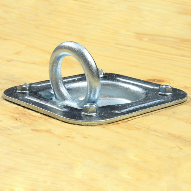 Bolt-On Recessed D-Ring - Galvanized - 5,000 lbs. BS