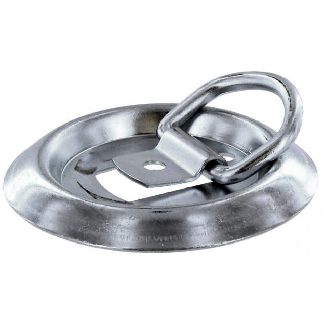 Bolt-On Flush-Mount D-Ring - 316 Stainless - 800 lbs. BS