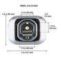 Bolt-On Flush-Mount D-Ring - Galvanized - 2,500 lbs. BS
