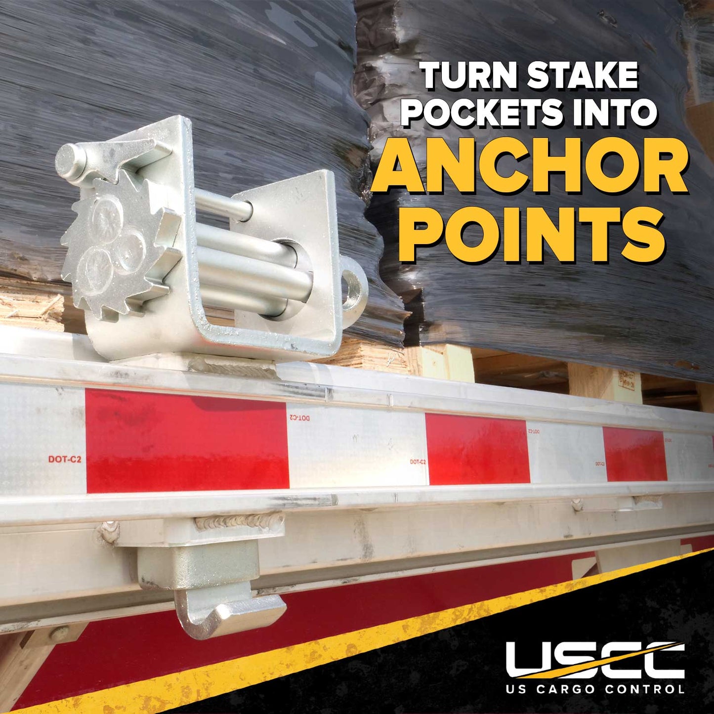 PortaWinch Outward Offset Stake Pocket Winch